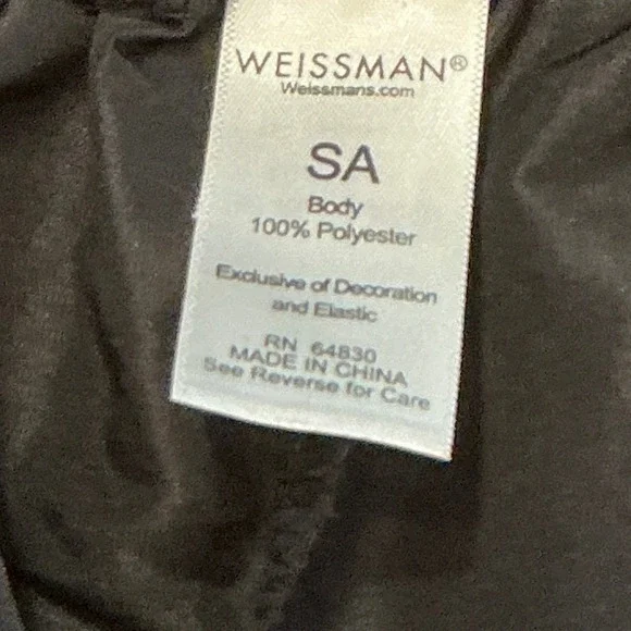 Weissman Wide Leg Cargo Pants Women's Mid Rise Black Dancewear Size SA - Picture 6 of 16